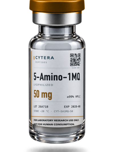 5-AMINO-1MQ vial — Cytera Peptides, ≥99% purity, COA verified