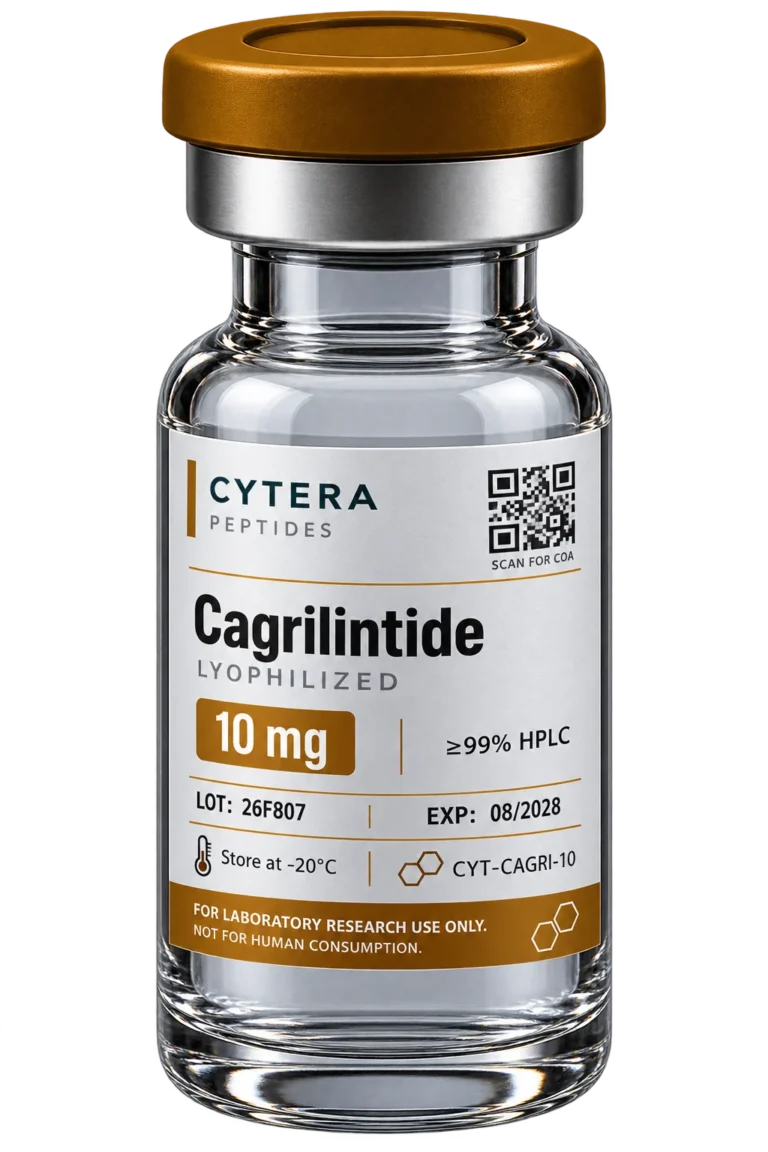 Cagrilintide vial - Cytera Peptides, lot-numbered research peptide