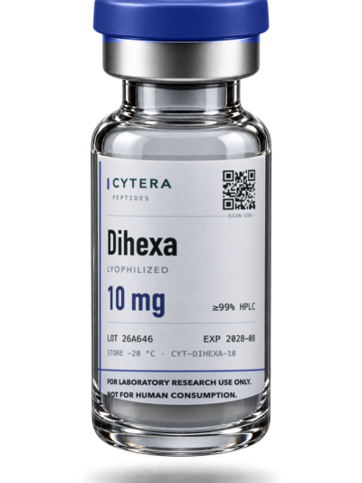 Dihexa vial — Cytera Peptides, ≥99% purity, COA verified