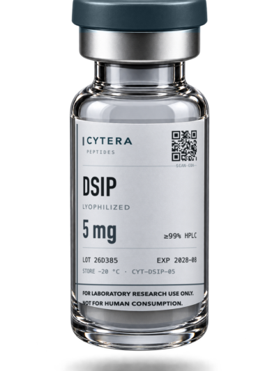 DSIP Peptide vial — Cytera Peptides, ≥99% purity, COA verified