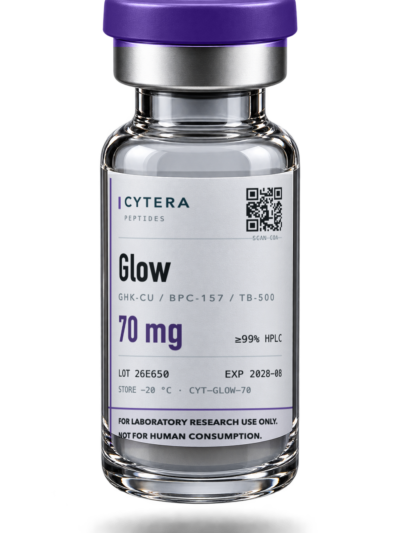 Glow Blend vial — Cytera Peptides, ≥99% purity, COA verified