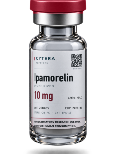 Ipamorelin Peptide vial — Cytera Peptides, ≥99% purity, COA verified