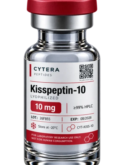 Kisspeptin vial - Cytera Peptides, lot-numbered research peptide