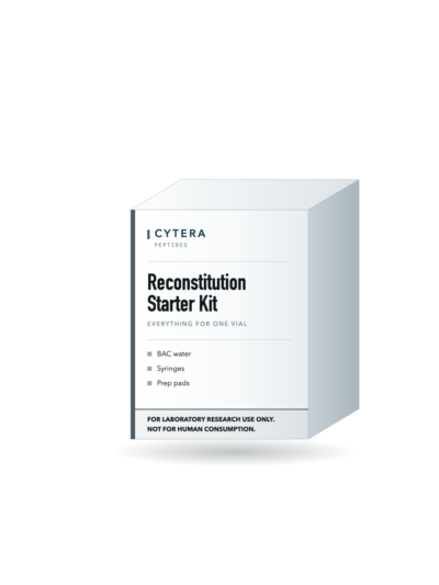Peptide Starter Kit vial — Cytera Peptides, ≥99% purity, COA verified