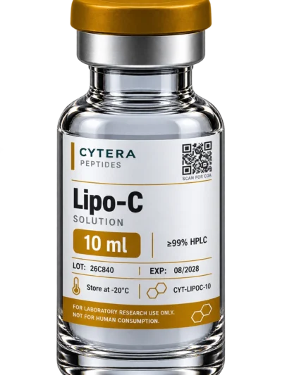 Lipo C vial - Cytera Peptides, lot-numbered research peptide
