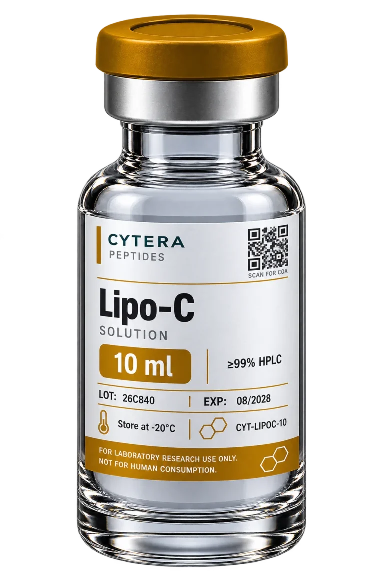 Lipo C vial - Cytera Peptides, lot-numbered research peptide