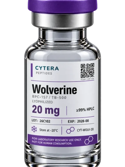 Wolverine Blend vial - Cytera Peptides, lot-numbered research peptide